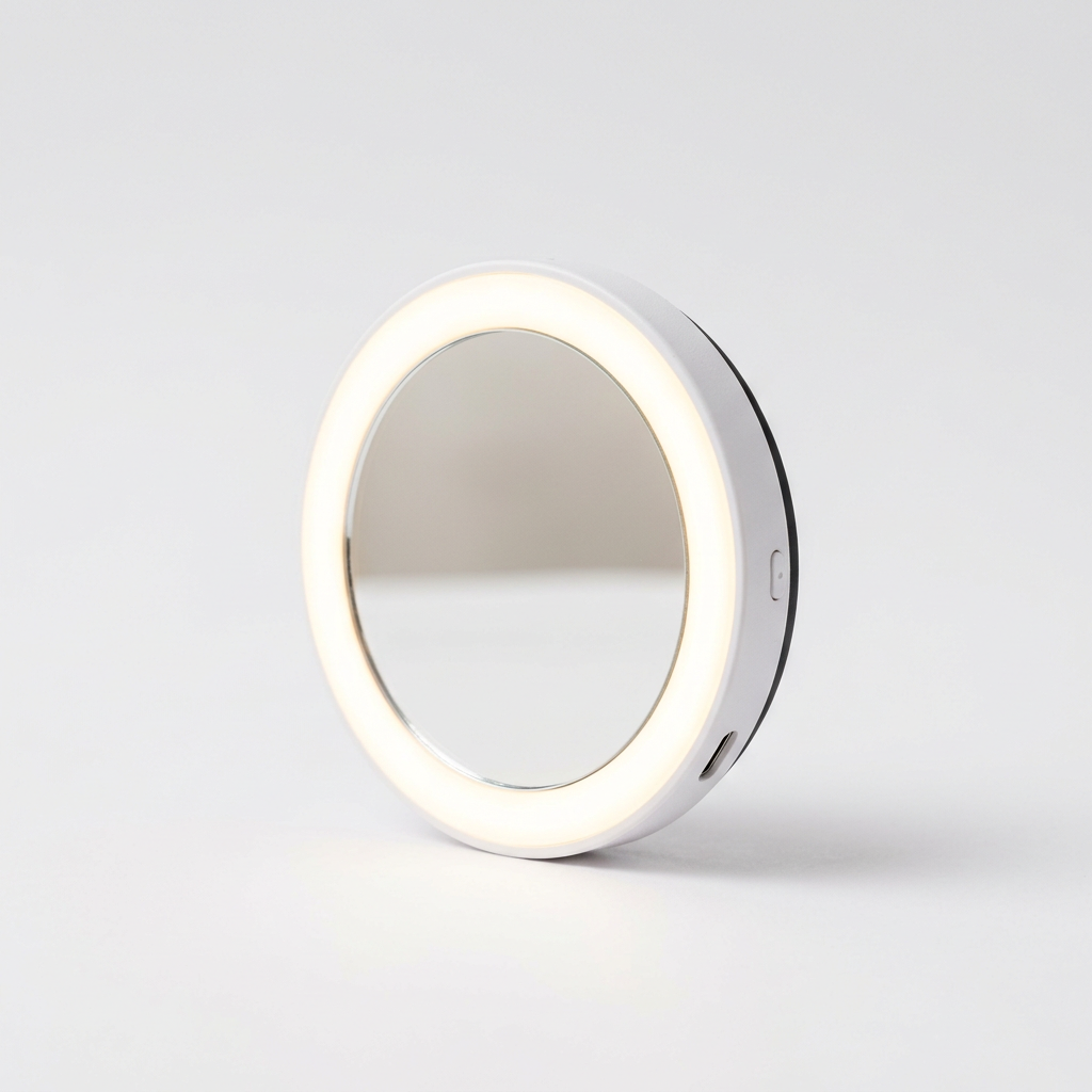 MagSafe Mirror with Ring Light