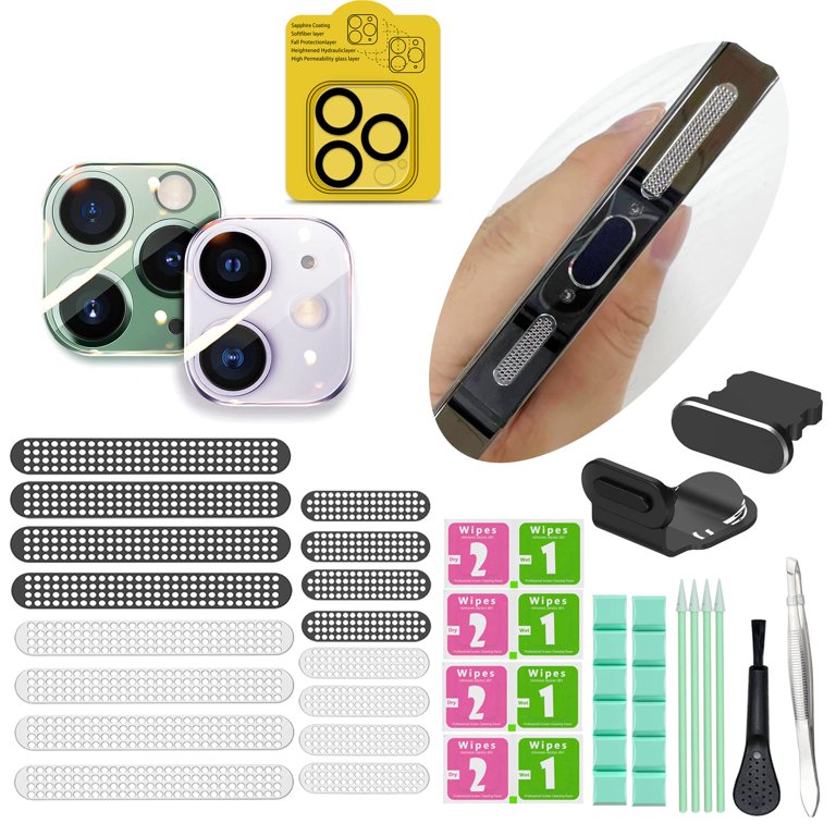 iPhone Protection Kit — Glass, Lens, Speaker Mesh, Port Plug, Wipe